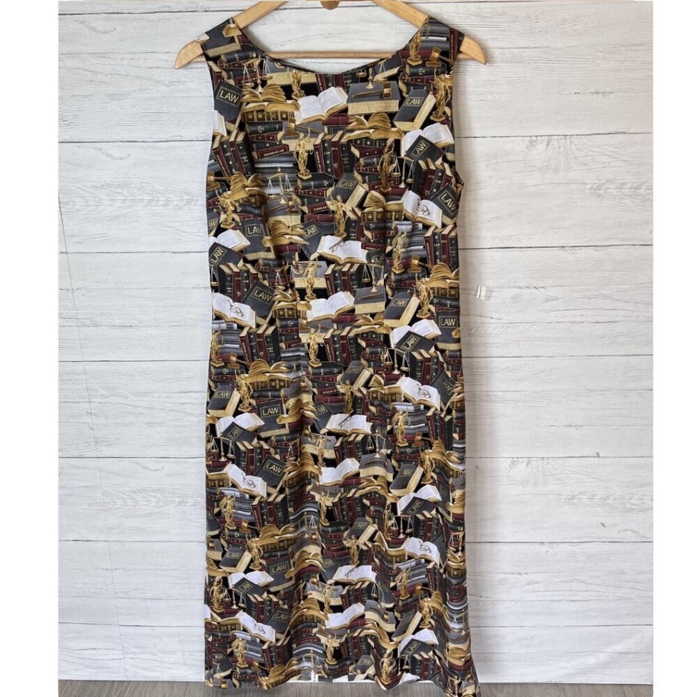 Dress Womens Size 14-16 Homemade Law & Justice Novelty Sheath True Crime